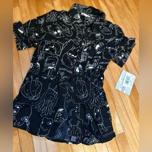 Kids LuLaRoe Thor button up shirt.  Super cute!  New with Tags.  Size 8.